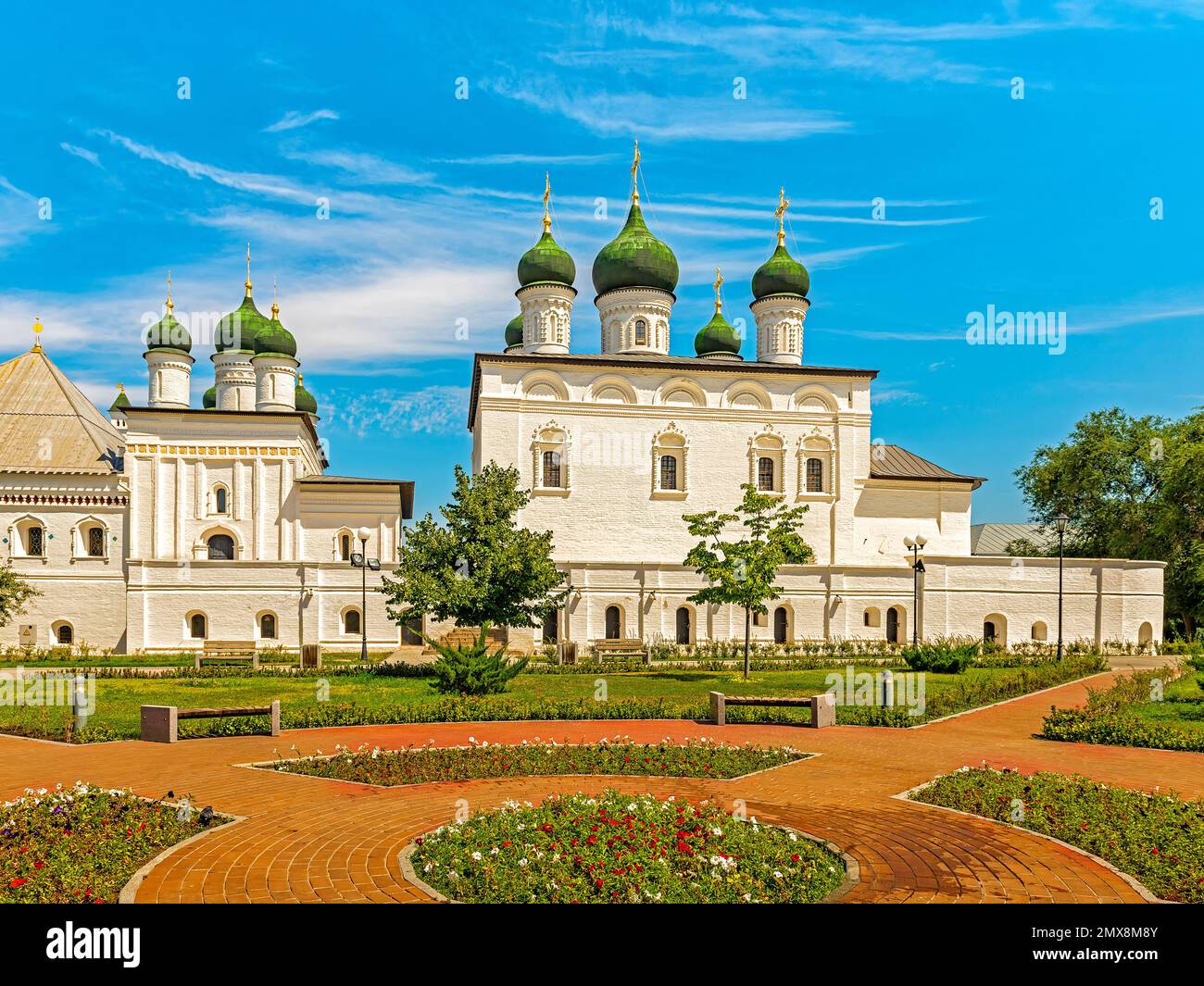 Trinity Cathedral im Astrachan Kreml in der Stadt Astrachan Stockfoto