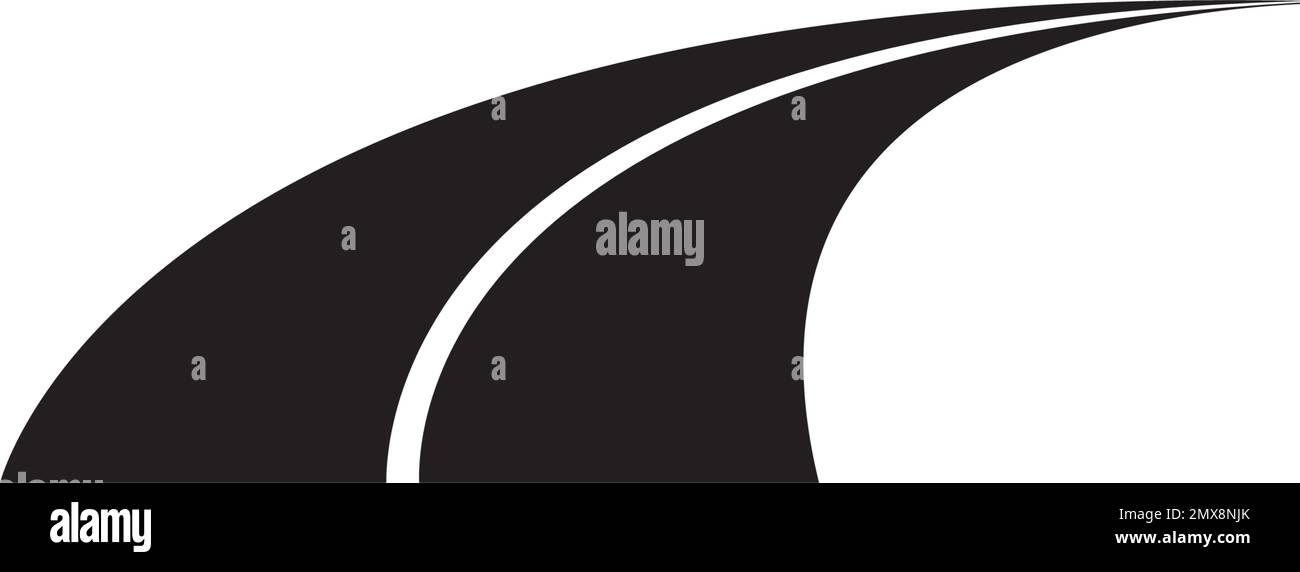 Hintergrund der Vektordarstellung des Straßensymbols. Stock Vektor