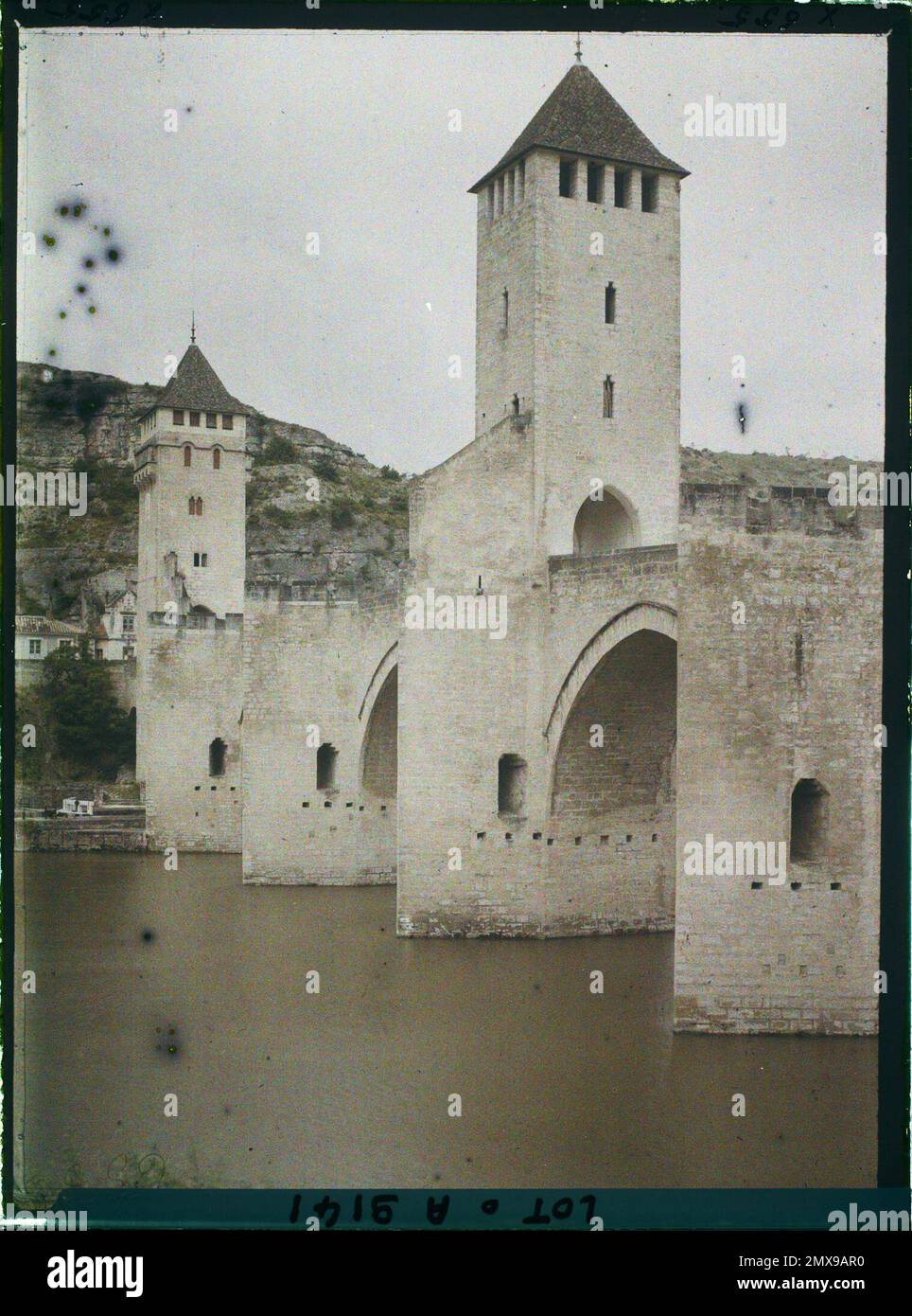 Cahors, Frankreich , 1916 - Französische Provinzen - Jean Brunhes, Auguste Léon und Georges Chevalier - (April - Juli) Stockfoto