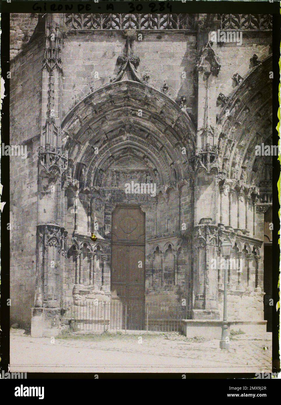 Bazas, Frankreich , 1920-1921 - Charente, Gironde, Basse - Pyrénées, Hautes Pyrénées - Fernand Cuville Stockfoto