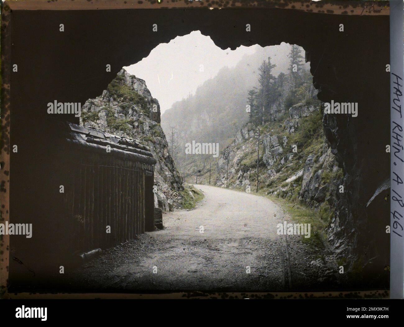 La Gorge, Skin-rhin, Elsass, Frankreich , 1919 - Elsace - Fernand Cuville - (Herbst) Stockfoto