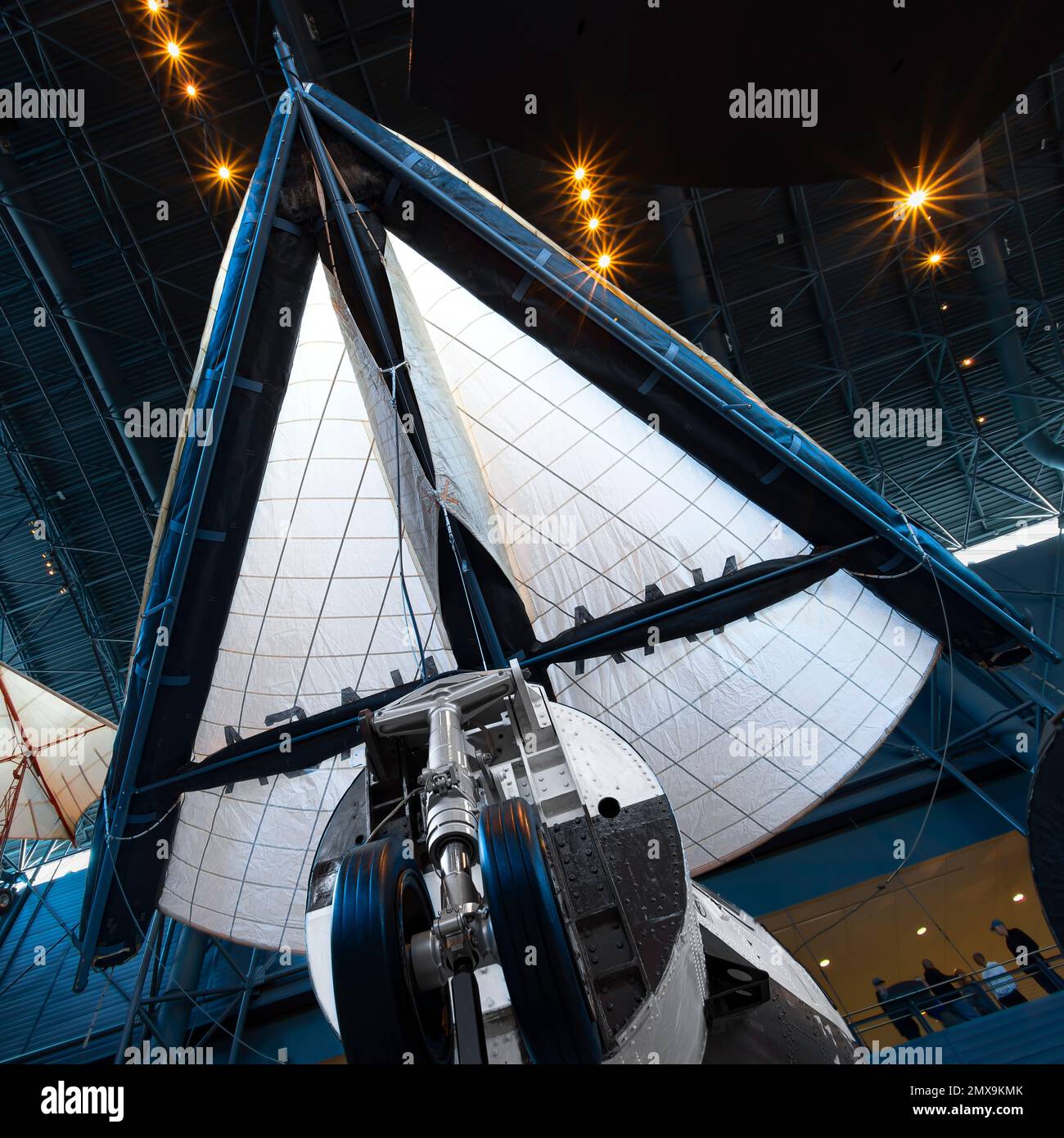 Gemini Paraglider Wing (1960) im Steven F. Udvar-Hazy Center des Smithsonian National Air and Space Museum, Chantilly, Virginia, USA Stockfoto