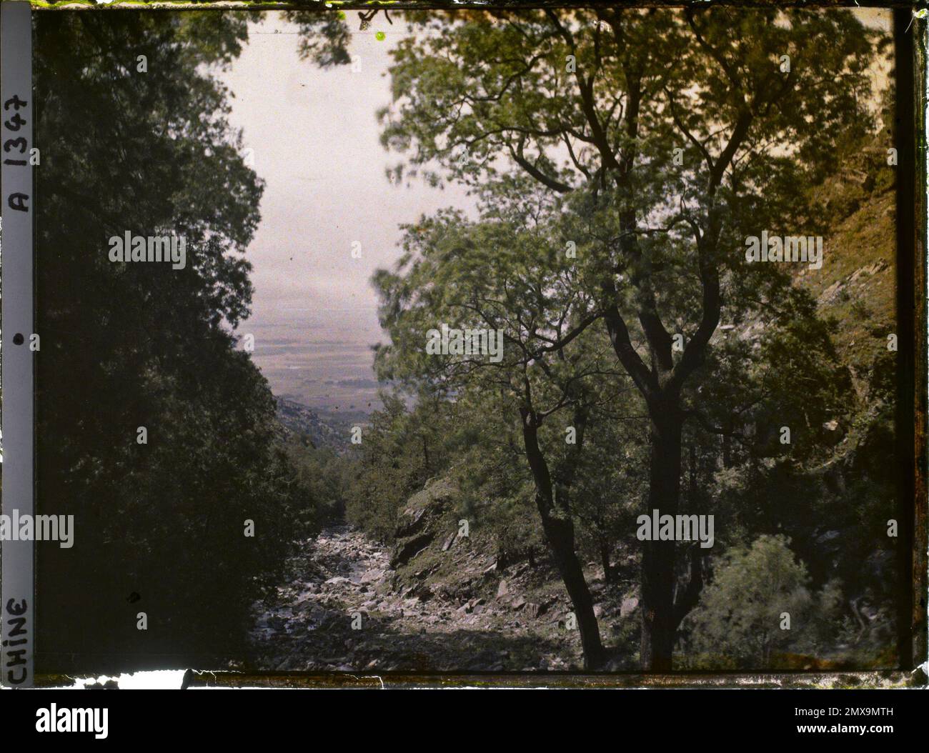 Massif du Taishan, China zwischen Wanxianlou (