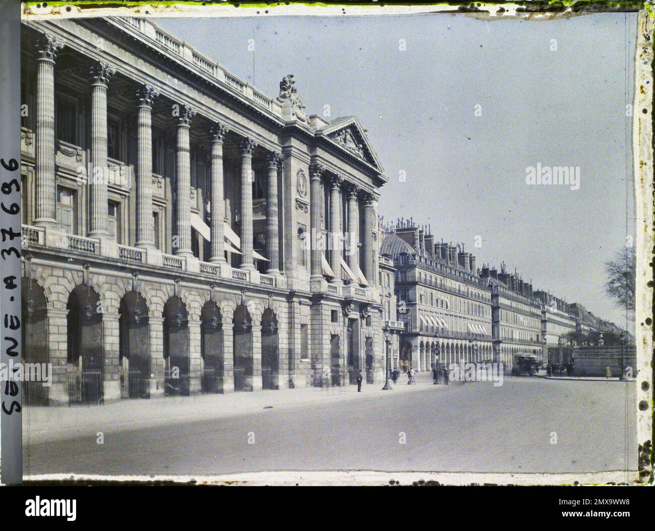 Paris (IerVIIIe arr.), Frankreich rue de Rivoli vom Place de la