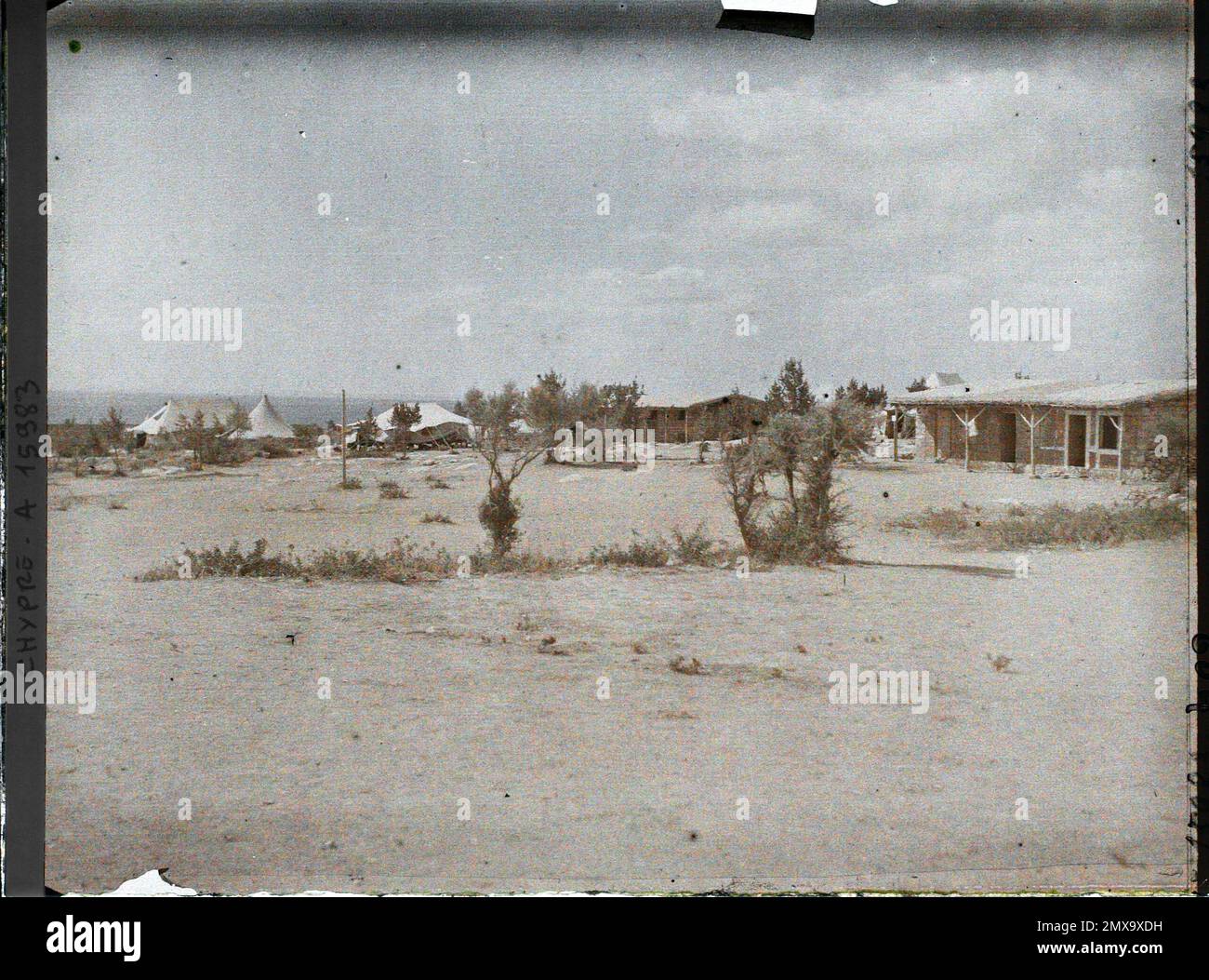 Monarga, Zypern Souedie Camp, besetzt von der "Östlichen Legion , 1918 - Naher Osten, Ägypten, Palästina, Zypern - Paul Castelnau (fotografischer Teil der Armeen) - (Januar 9 - Oktober 6) Stockfoto