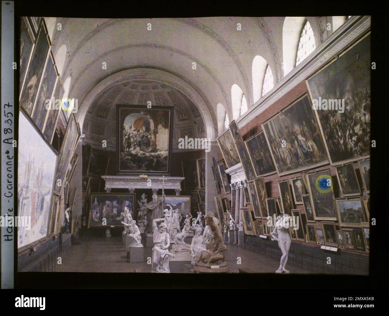 Toulouse, Frankreich die moderne Malerei des Augustins-Museums mit dem Eingangstisch von Mehmet II in Konstantinopel , 1916 - Französische Provinzen - Jean Brunhes, Auguste Léon und Georges Chevalier - (April - Juli) Stockfoto