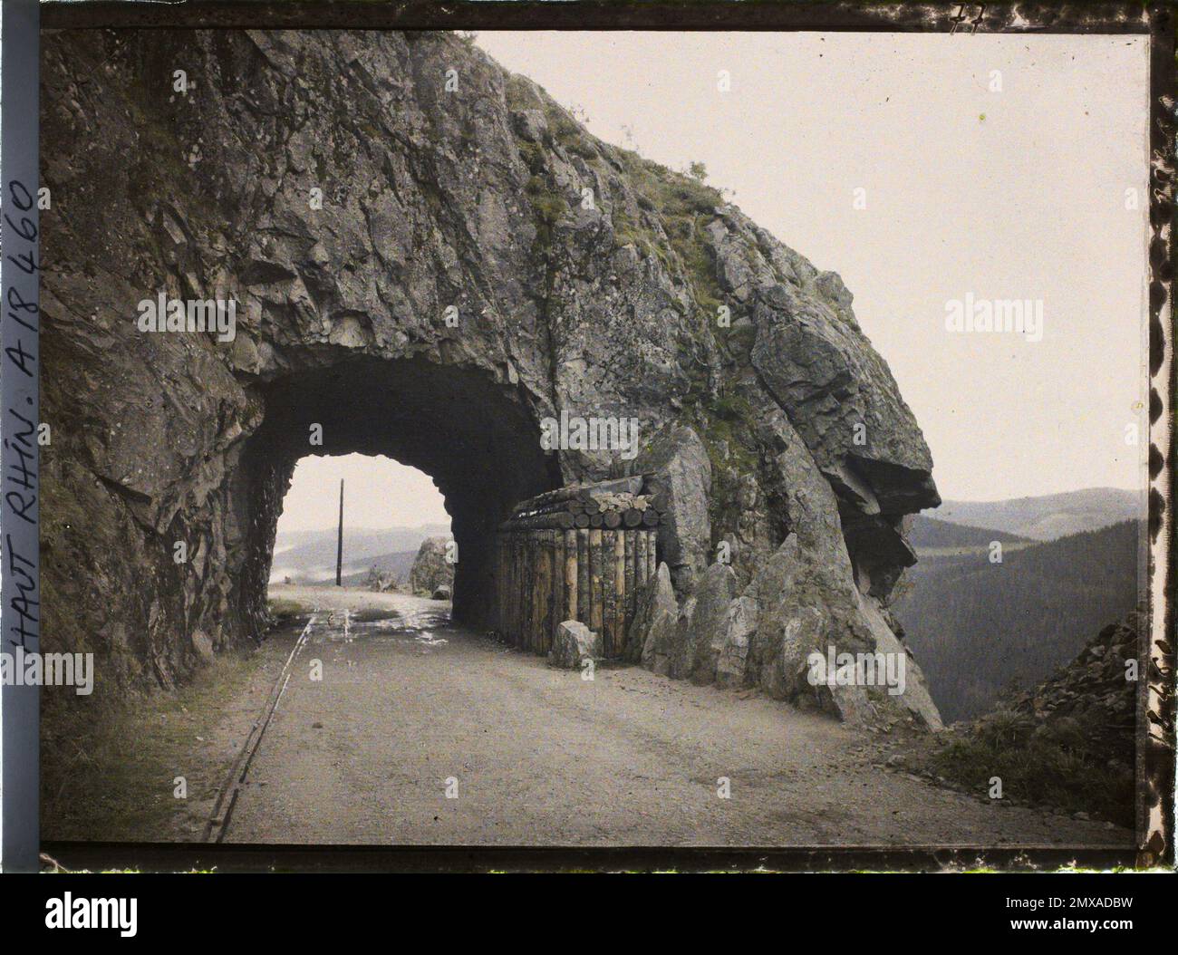 La Gorge, Skin-rhin, Elsass, Frankreich , 1919 - Elsace - Fernand Cuville - (Herbst) Stockfoto