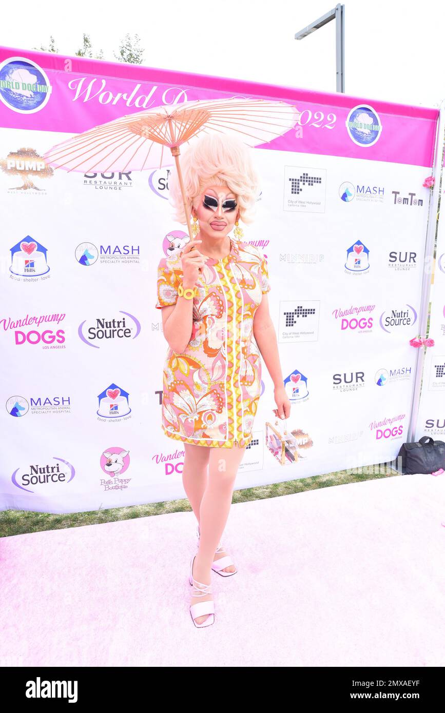 TRIXIE Mattel nimmt an Vanderpump Dogs 6. Annual World Dog Day Teil. Foto: Michael Mattes/michaelmattes.Co Stockfoto