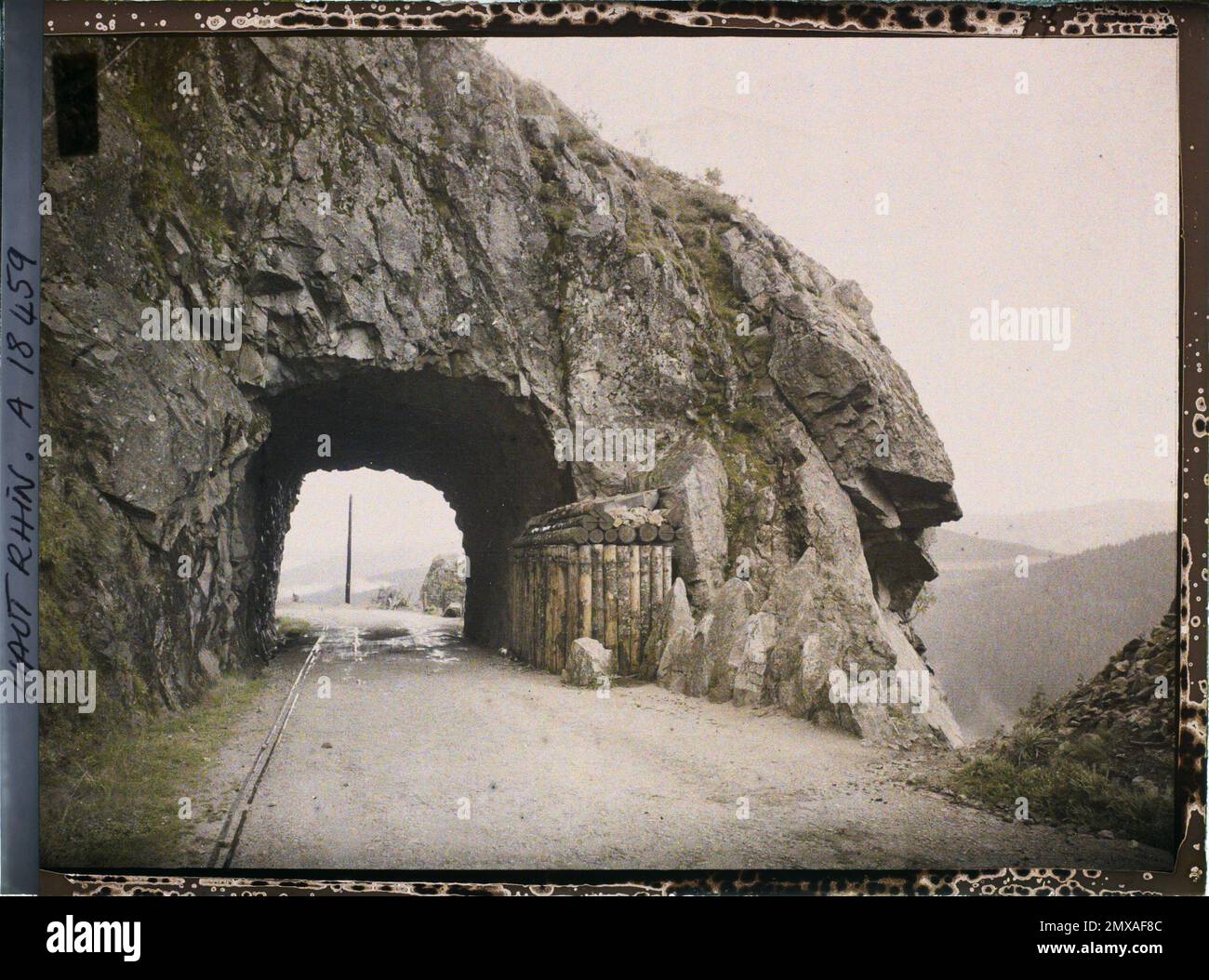La Gorge, Skin-rhin, Elsass, Frankreich , 1919 - Elsace - Fernand Cuville - (Herbst) Stockfoto