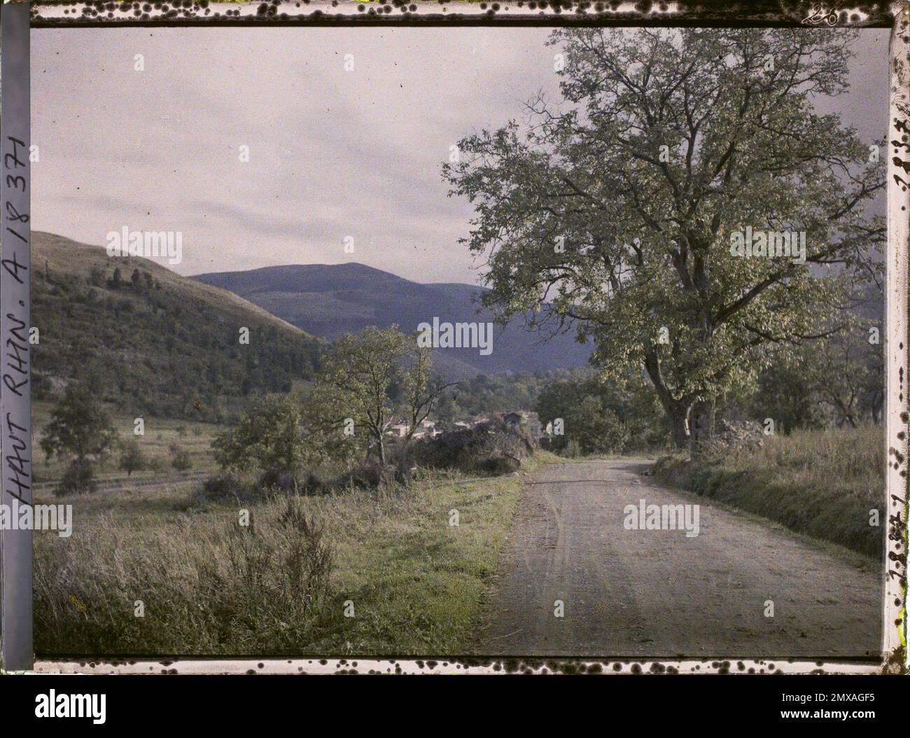 Metzeral, Skin-rhin, Asseas, frances , 1919 - Elsace - Fernand Cuville - (Herbst) Stockfoto