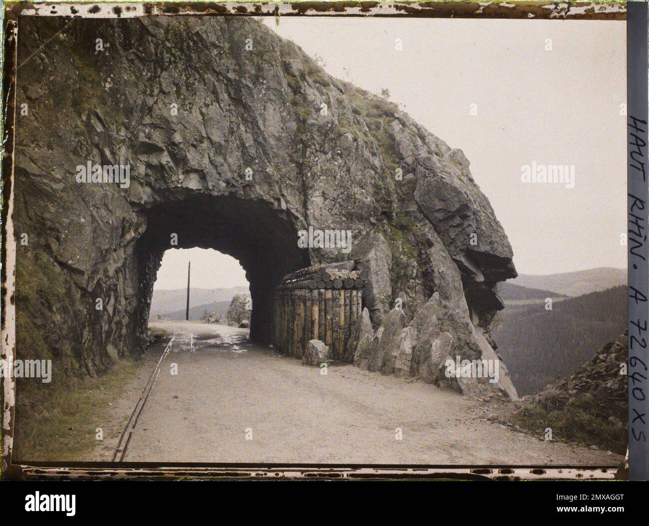 La Gorge, Skin-rhin, Elsass, Frankreich , 1919 - Elsace - Fernand Cuville - (Herbst) Stockfoto