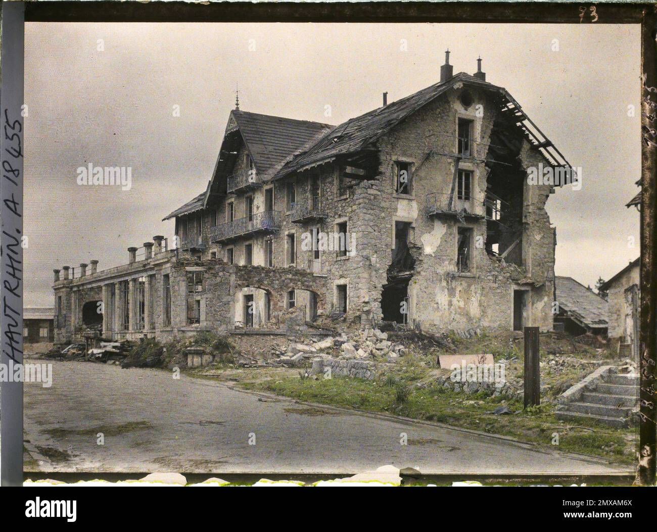 La Gorge, Skin-rhin, Elsass, Frankreich , 1919 - Elsace - Fernand Cuville - (Herbst) Stockfoto