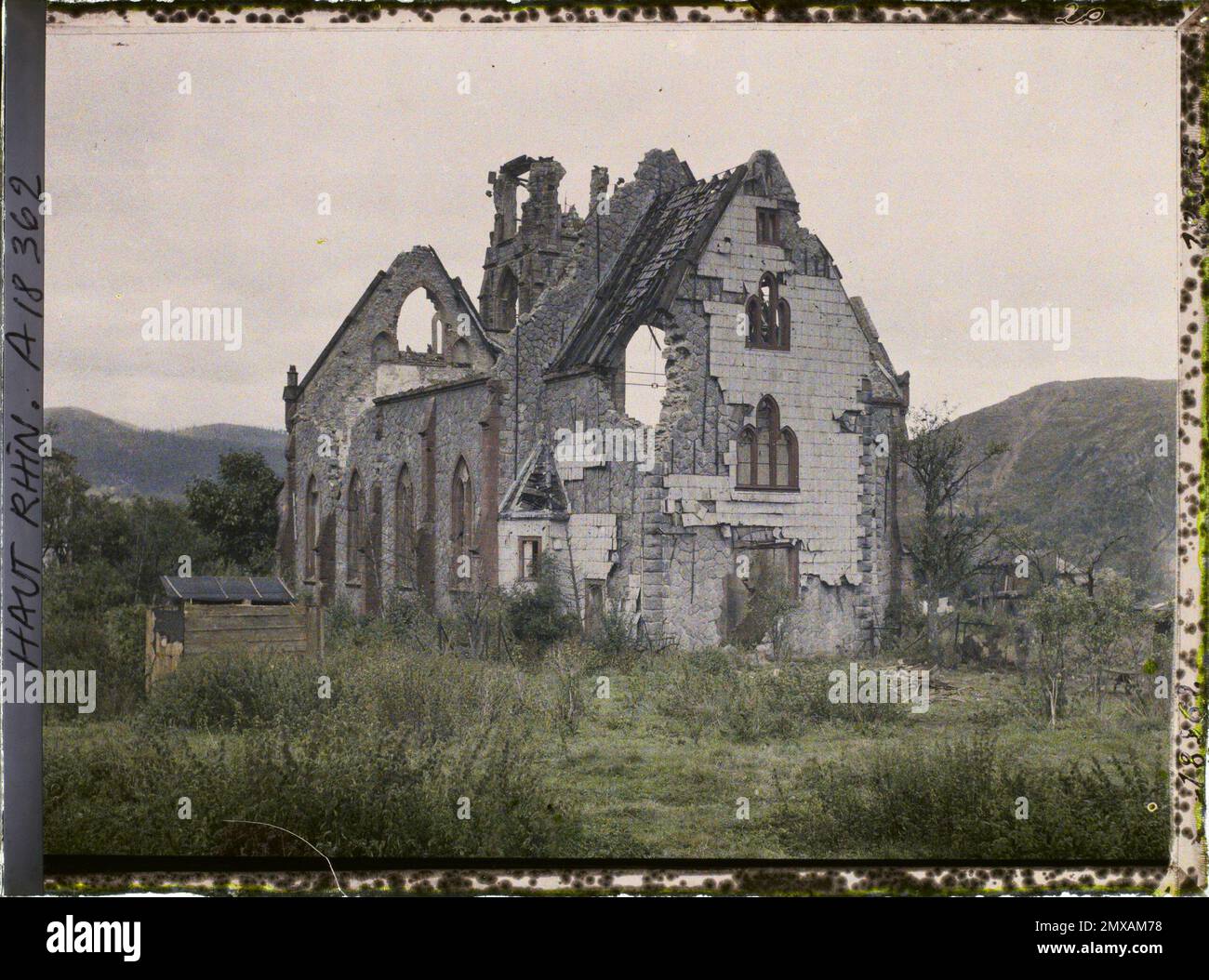 Metzeral, Skin-rhin, Asseas, frances , 1919 - Elsace - Fernand Cuville - (Herbst) Stockfoto