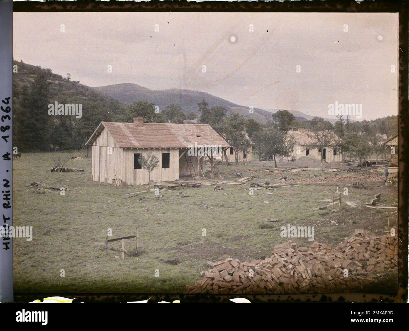 Metzeral, Skin-rhin, Asseas, frances , 1919 - Elsace - Fernand Cuville - (Herbst) Stockfoto