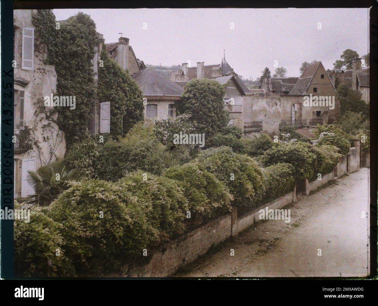 Sarlat, Dordogne, Frankreich , 1916 - Französische Provinzen - Jean Brunhes, Auguste Léon und Georges Chevalier - (April - Juli) Stockfoto