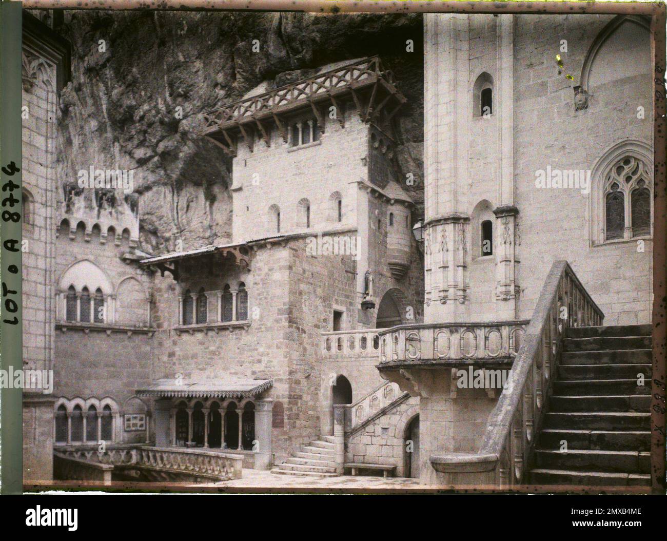 Rocamadour, Frankreich , 1916 - Französische Provinzen - Jean Brunhes, Auguste Léon und Georges Chevalier - (April - Juli) Stockfoto