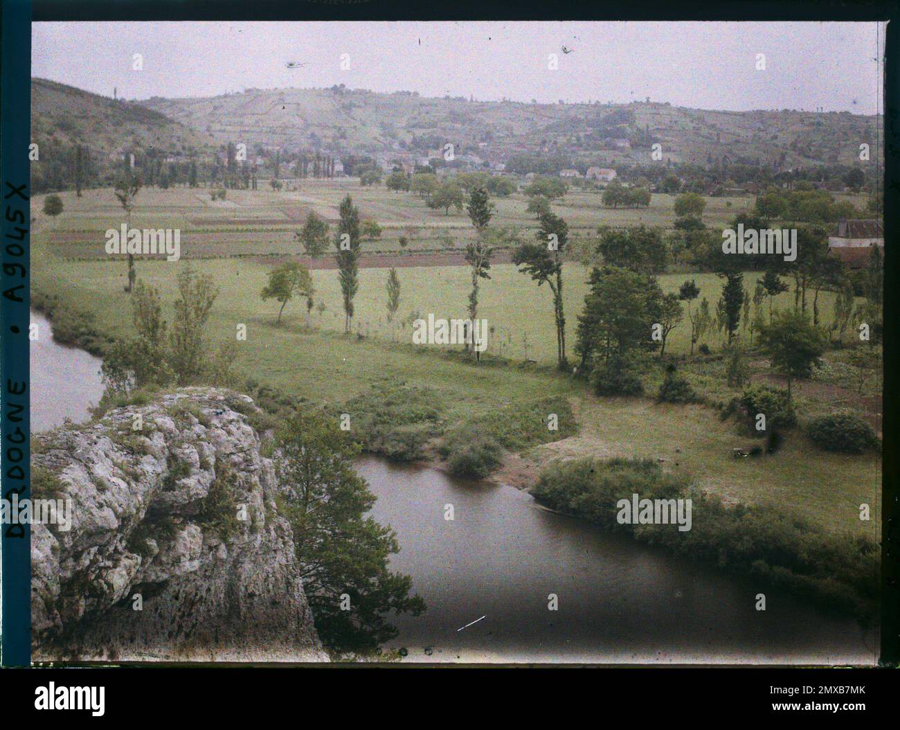 Le Bugue, Dordogne , 1916 - Französische Provinzen - Jean Brunhes, Auguste Léon und Georges Chevalier - (April - Juli) Stockfoto