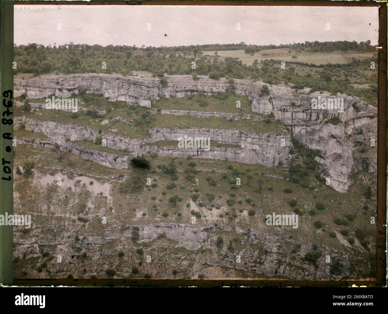 Rocamadour, Frankreich , 1916 - Französische Provinzen - Jean Brunhes, Auguste Léon und Georges Chevalier - (April - Juli) Stockfoto