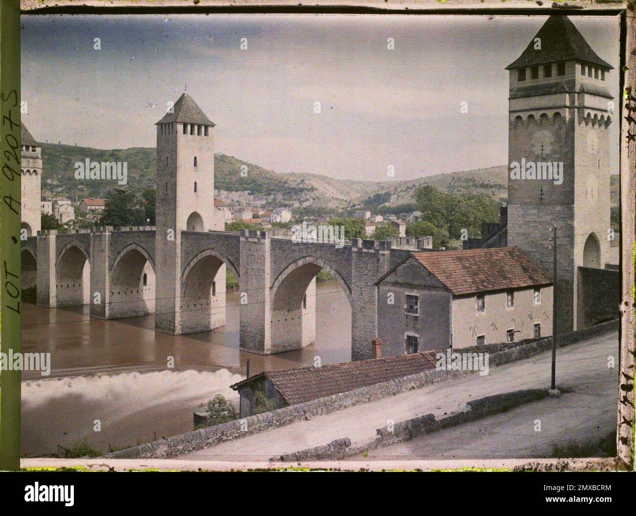 Cahors, Frankreich , 1916 - Französische Provinzen - Jean Brunhes, Auguste Léon und Georges Chevalier - (April - Juli) Stockfoto