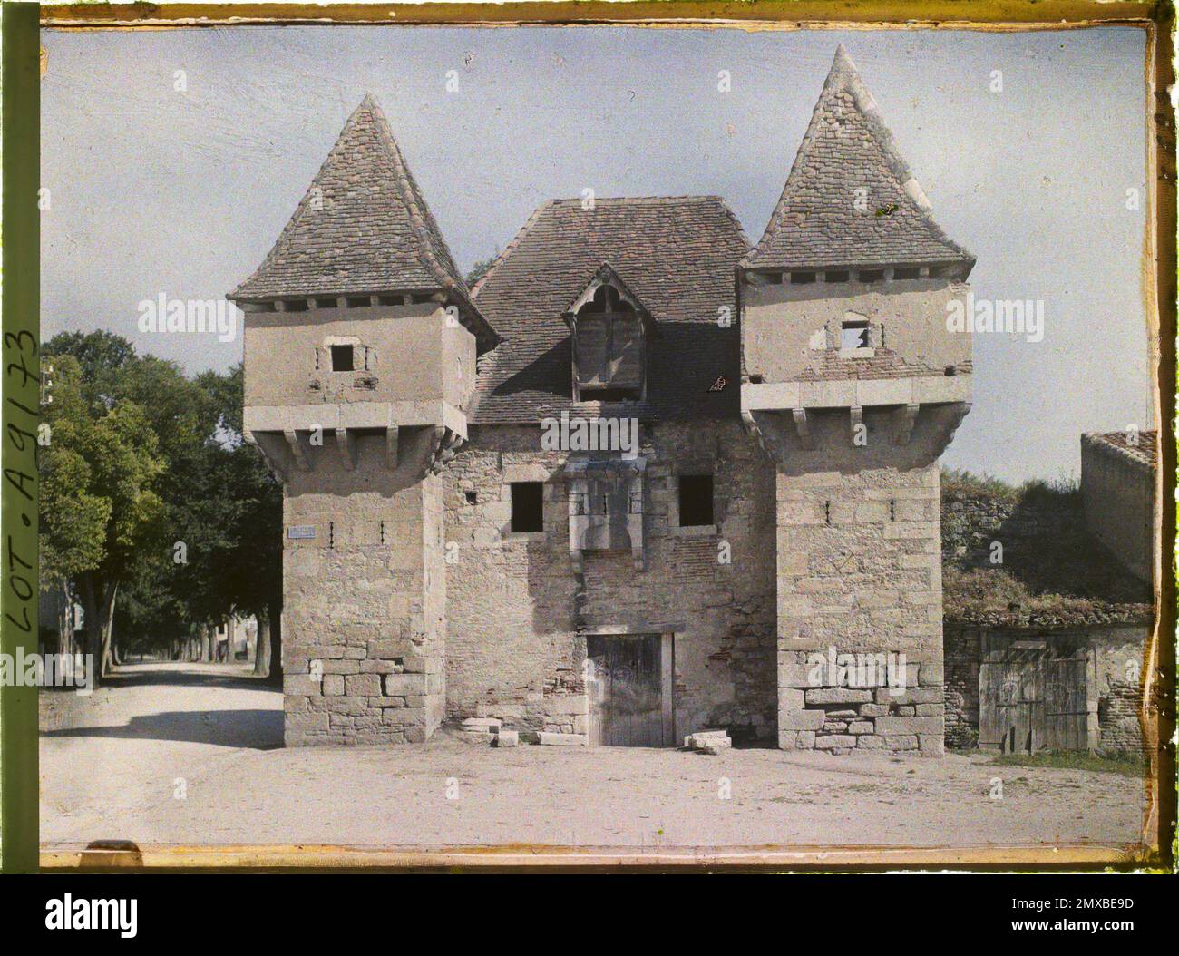 Cahors, Frankreich , 1916 - Französische Provinzen - Jean Brunhes, Auguste Léon und Georges Chevalier - (April - Juli) Stockfoto