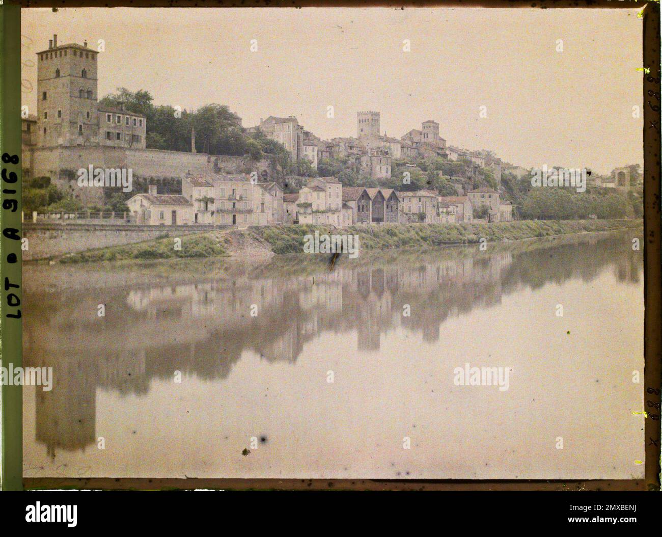 Cahors, Frankreich , 1916 - Französische Provinzen - Jean Brunhes, Auguste Léon und Georges Chevalier - (April - Juli) Stockfoto