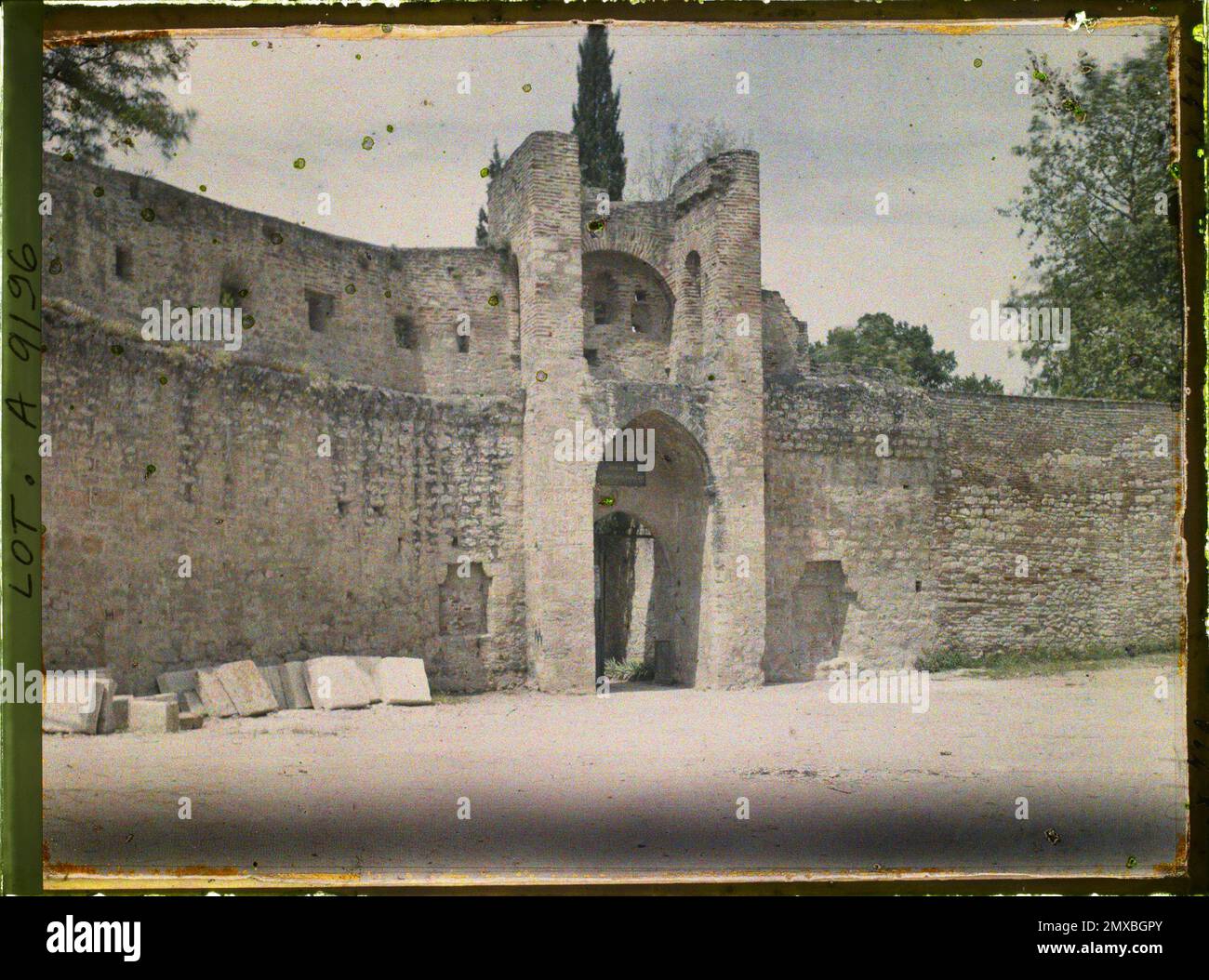 Cahors, Frankreich , 1916 - Französische Provinzen - Jean Brunhes, Auguste Léon und Georges Chevalier - (April - Juli) Stockfoto