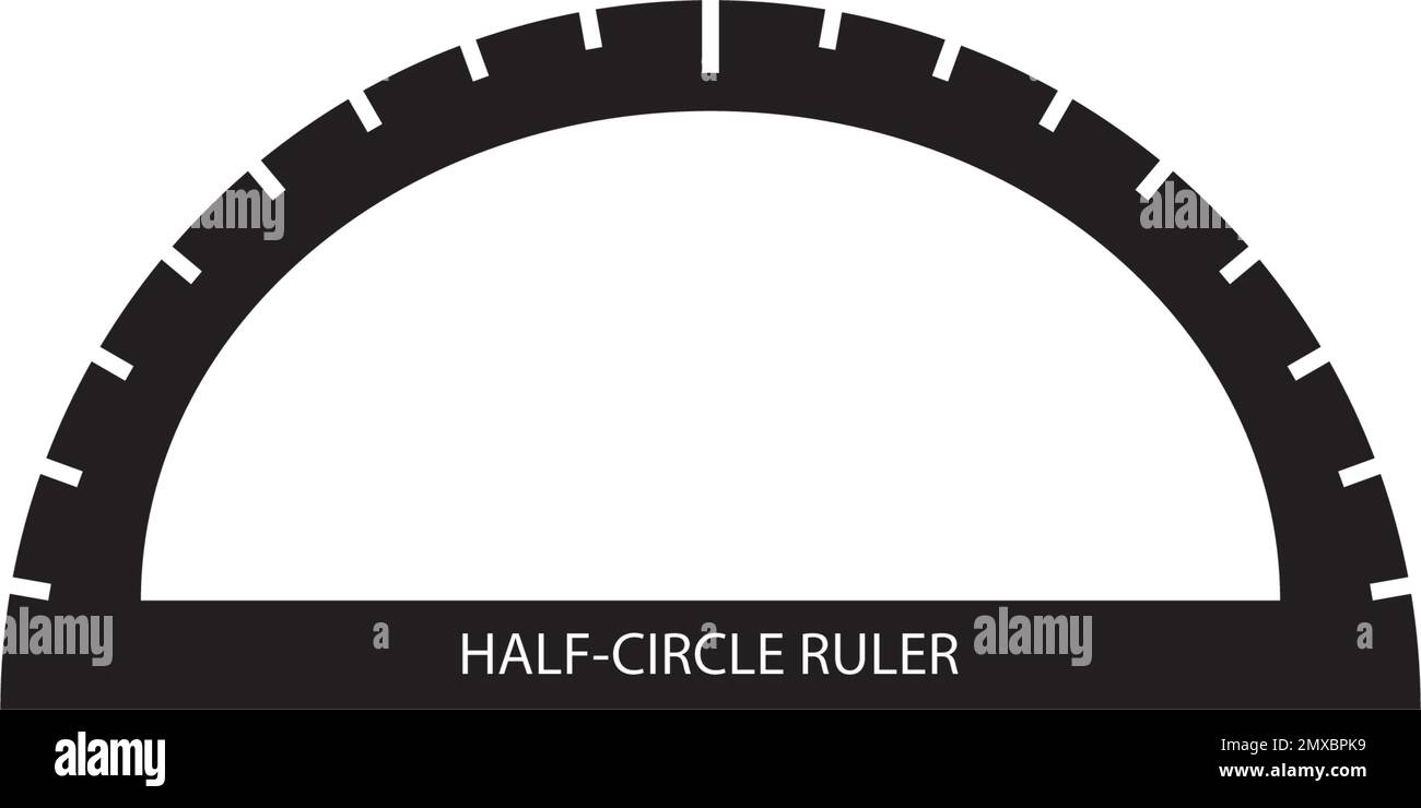 Hintergrund der Vektorkonstruktion für das Linealsymbol. Stock Vektor