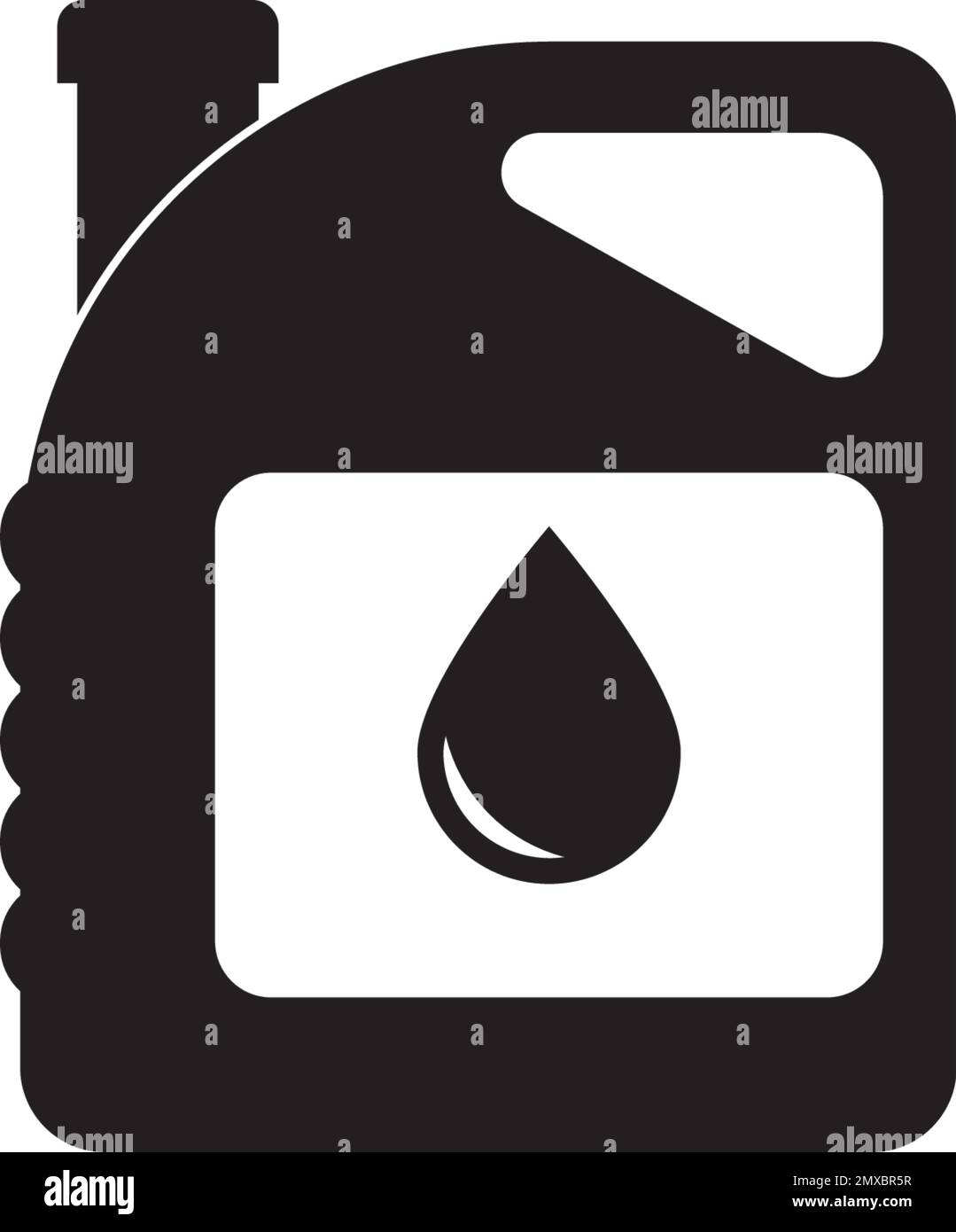 Ölkanister-Symbol, Benzin-Symbole Vektor. Einfache Darstellung von Symbolvektorsymbolen von Ölvektorsymbolen des Ölbehälters für Vektorsymbole für das Betanken im Web Stock Vektor