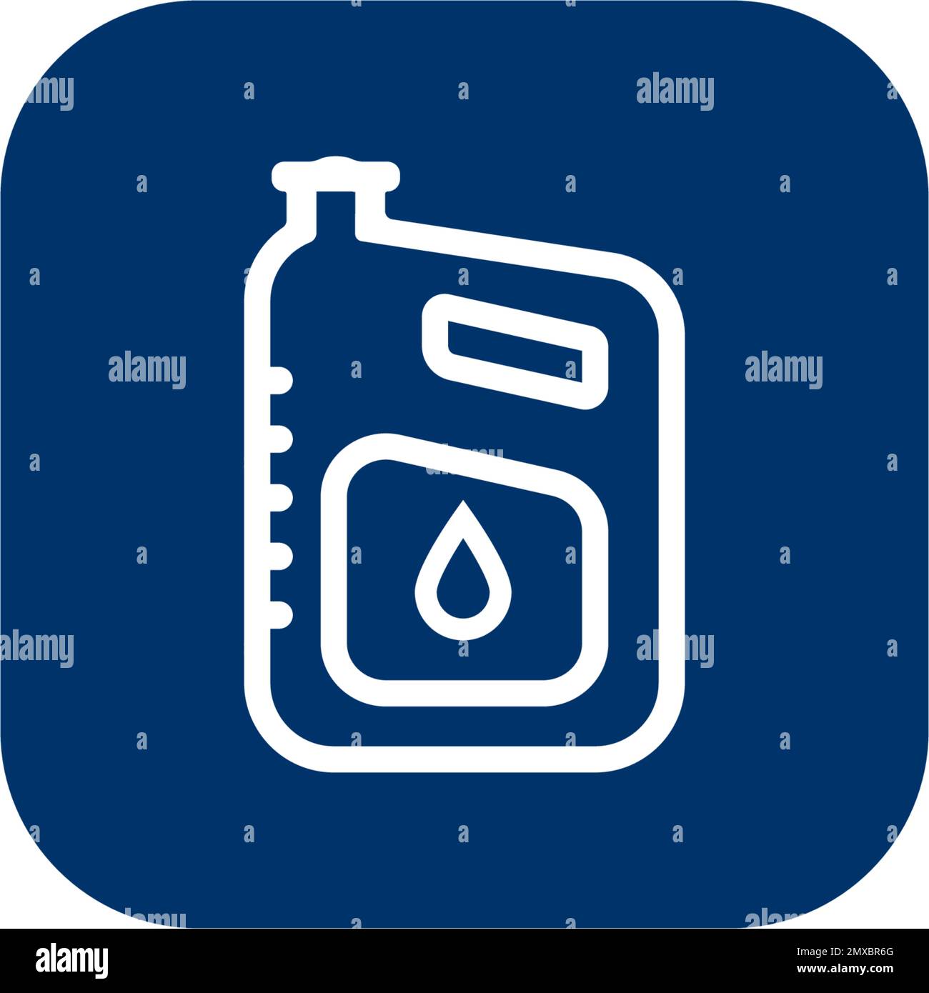 Ölkanister-Symbol, Benzin-Symbole Vektor. Einfache Darstellung von Symbolvektorsymbolen von Ölvektorsymbolen des Ölbehälters für Vektorsymbole für das Betanken im Web Stock Vektor