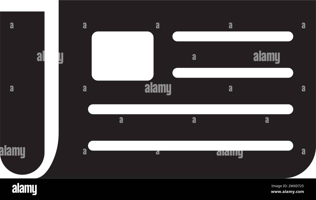 Logo-Design für Nachrichtensymbole mit Vektorgrafiken. Stock Vektor