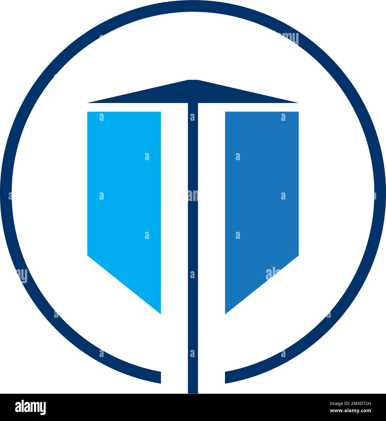 Abstrakte Logos für Unternehmen, Stiftungen und Behörden,Vector,EPS10. Stock Vektor