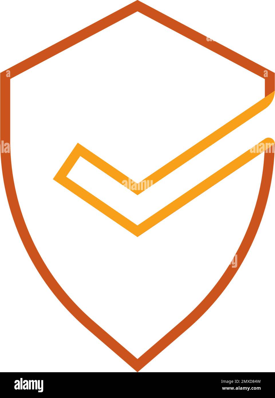 Vektor-Logo des Shield Icon. Stock Vektor