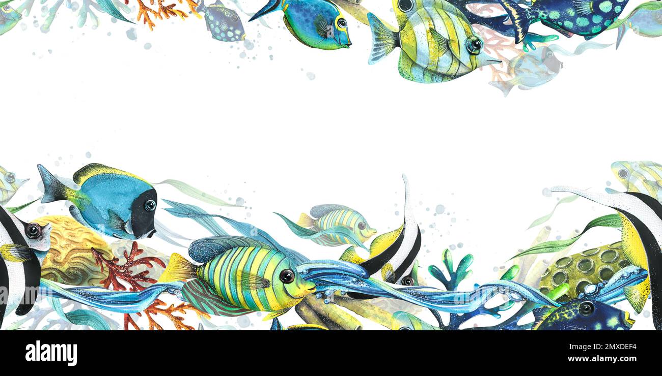 Unterwasser Dekoration Unterwasserwelt Fotohintergrund - Bunte Meeresszene  208x150 Cm Für Party \u0026 Fotoshooting Aquarium Dekoration, image size:1300x740