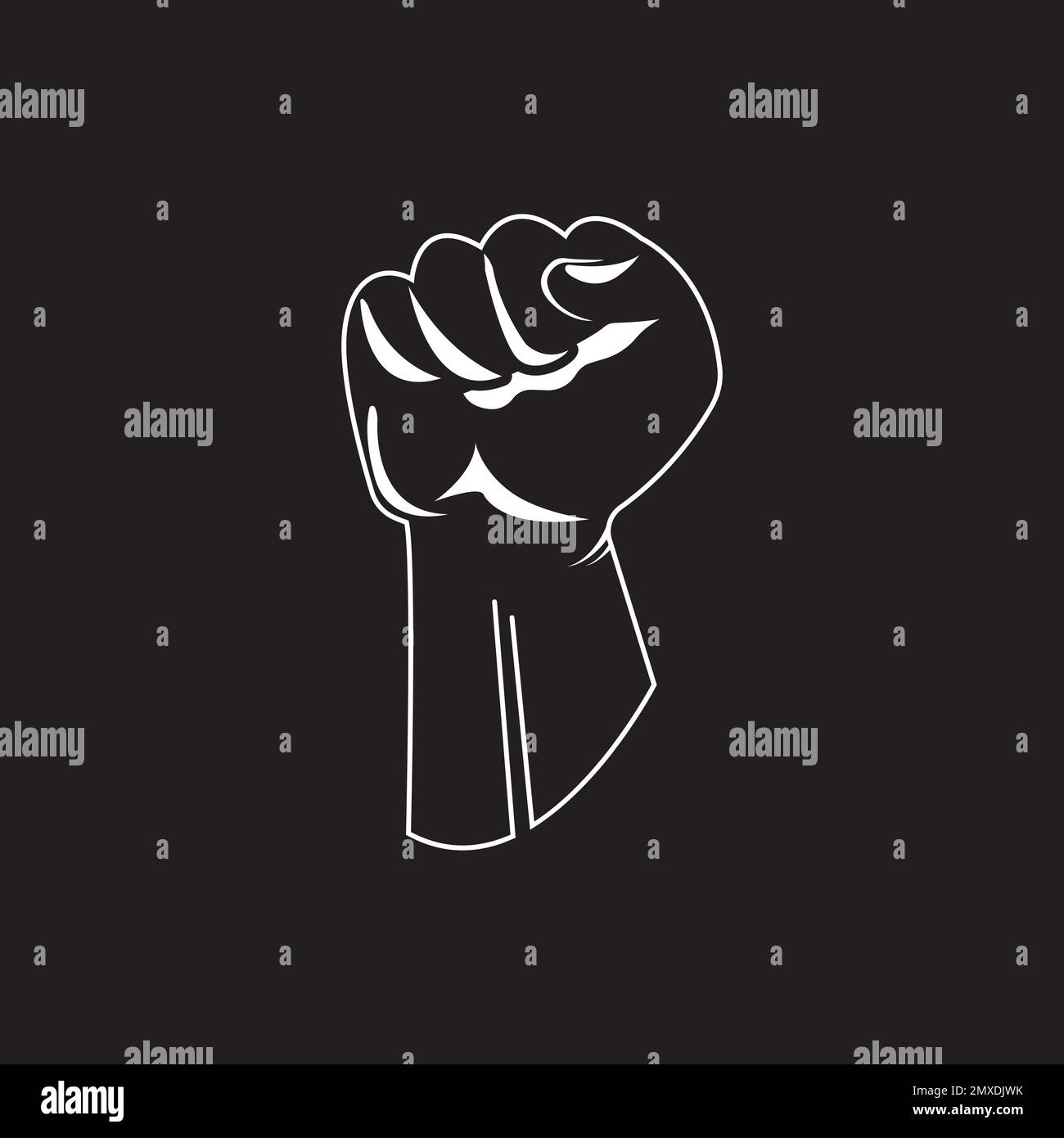 Faustsymbol, das einen feurigen Geist darstellt, Logo-Design mit Vektorgrafik. Stock Vektor