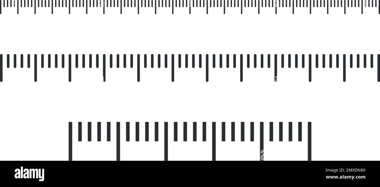 Messen Sie das Instrumentensymbol in flacher Form. Vektordarstellung des Linealbands auf isoliertem Hintergrund. Geschäftskonzept der Messschilder. Stock Vektor