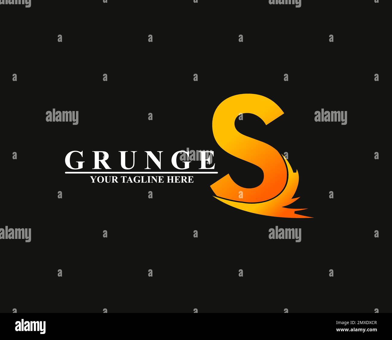 S Alphabet Buchstaben Logo Symbol in weiß grün blau Farbe. Grunge vintage Pinsel Design für Unternehmen und Unternehmen Stock Vektor