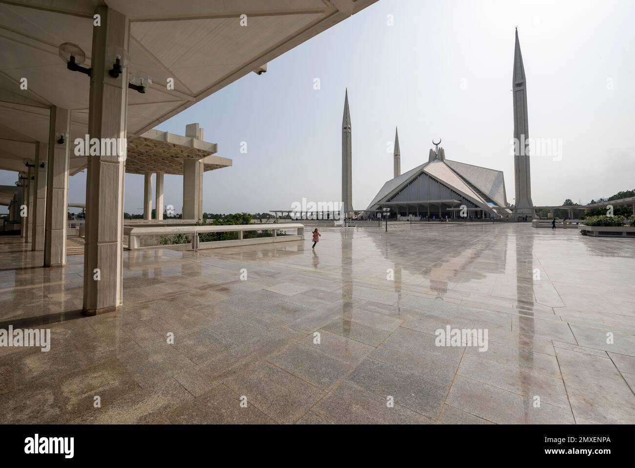 Faisal Moschee in Islamabad Stockfoto