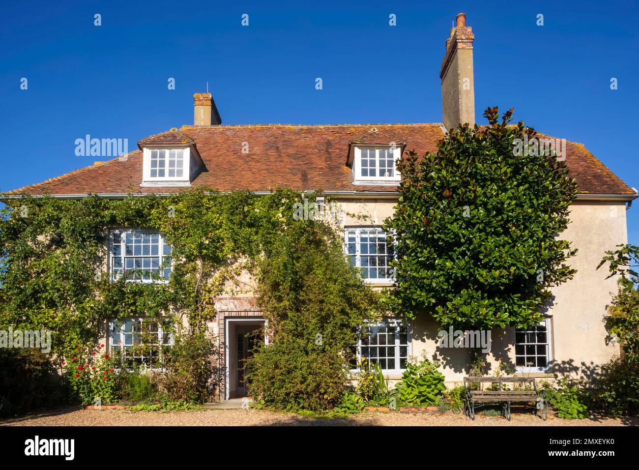 England, East Sussex, Firle, West Firle, Charleston House, The Home of Vanessa Bell and Duncan Grant *** Lokale Bildunterschrift *** UK,United Kingdom,Great B Stockfoto