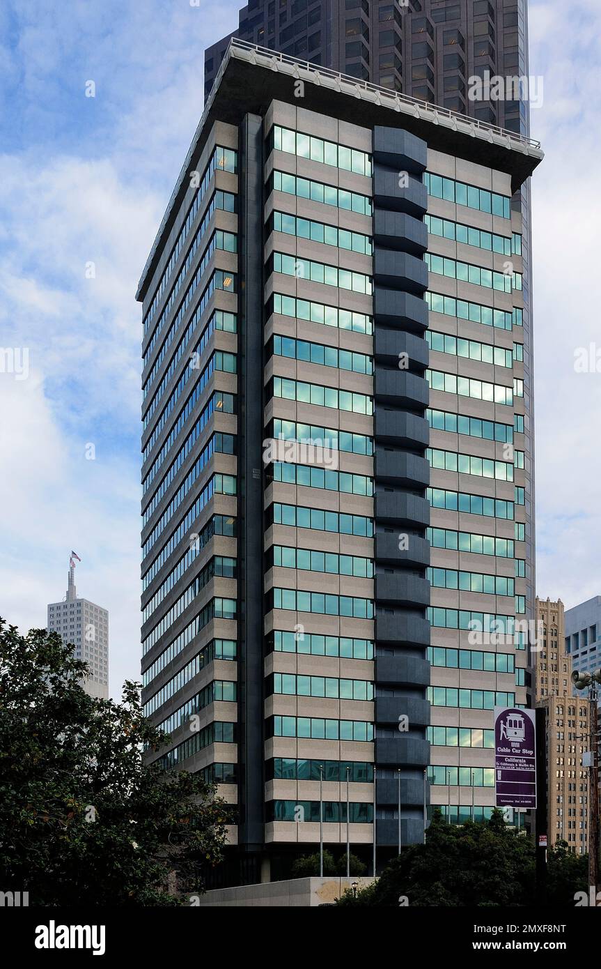 601 California Street Bürogebäude im Stadtzentrum von San Francisco, Kalifornien, Vereinigte Staaten von Amerika Stockfoto