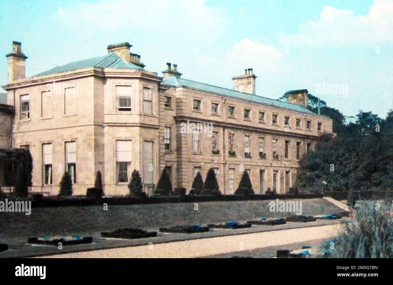 Worksop Manor, viktorianische Zeit Stockfoto