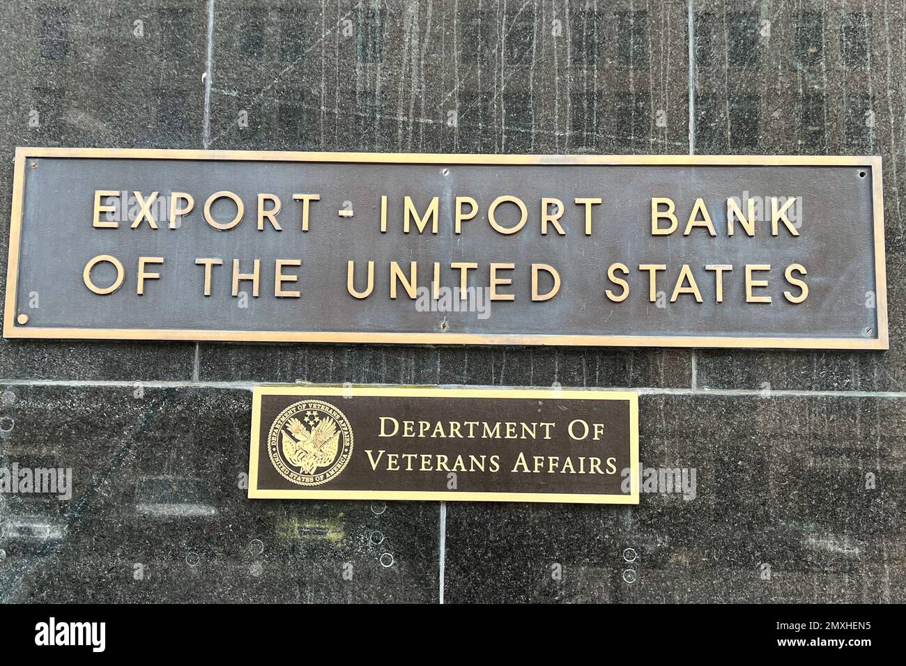 Washington, Dc, Usa. 26. Januar 2023. Der Hauptsitz der Export Import Bank der Vereinigten Staaten am 26. Januar 2023 in der 811 Vermont Ave, NW, Washington, DC. Die Bank, auch bekannt als EXIM, ist die offizielle Exportkreditagentur der Vereinigten Staaten. (Foto: Samuel Rigelhaupt/Sipa USA) Guthaben: SIPA USA/Alamy Live News Stockfoto