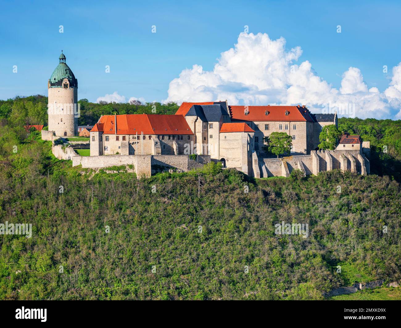 Schloss Neuenburg, Freyburg, Burgenlandkreis, Sachsen-Anhalt, Deutschland, Europa Stockfoto