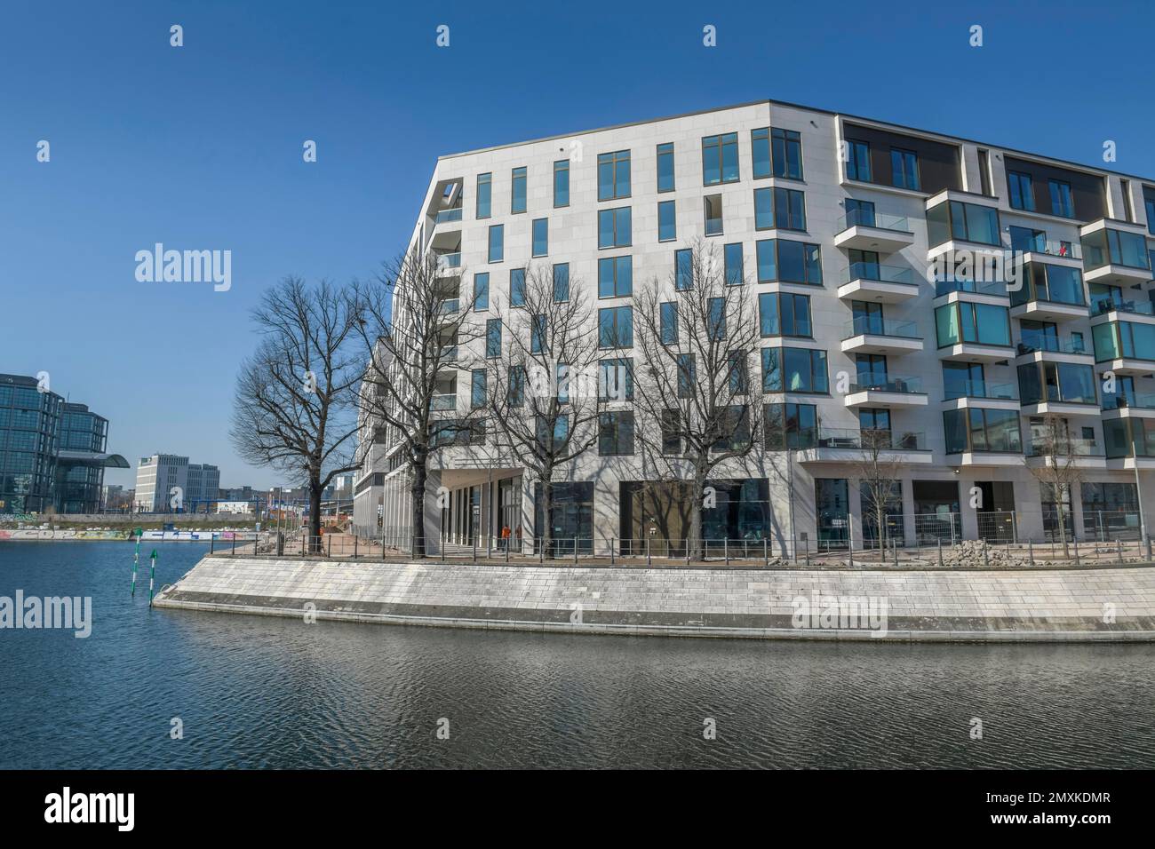 Neubauprojekt Humboldthafen, Moabit, Mitte, Berlin, Deutschland, Europa Stockfoto