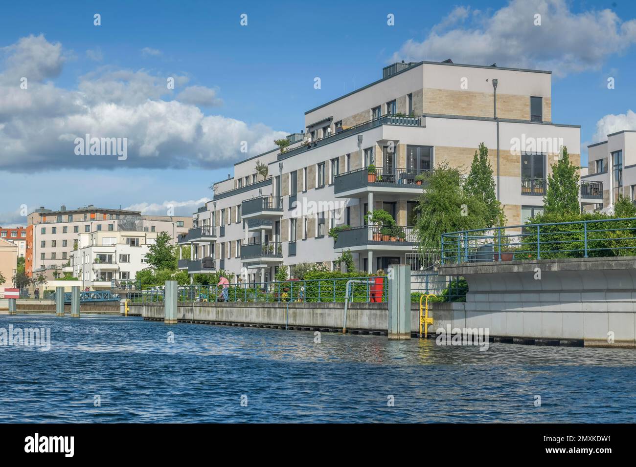 Neubauten, Hafen Tegel, Insel Tegel, Tegel, Reinickendorf, Berlin, Deutschland, Europa Stockfoto