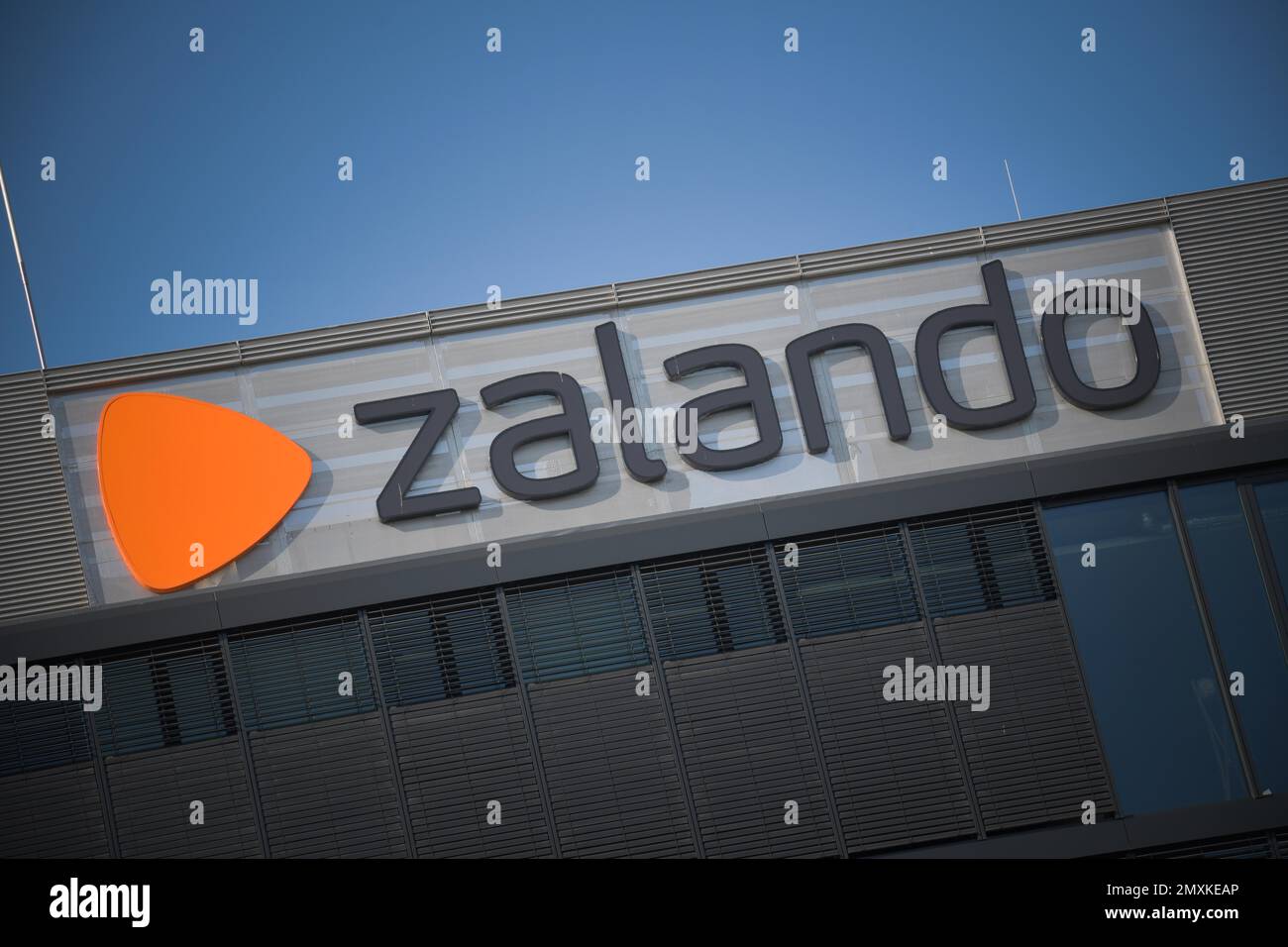 Zalando, Mühlenstraße, Friedrichshain, Berlin, Deutschland, Europa Stockfoto