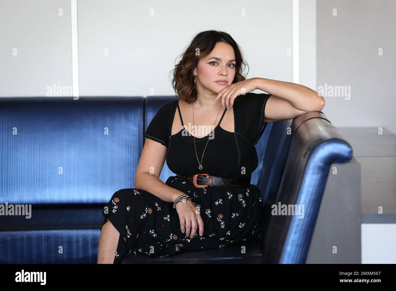 In this Oct. 6, 2016 photo, Norah Jones poses for a portrait to promote her new album "Day Breaks" in New York. (Photo by Amy Sussman/Invision/AP) Stockfoto