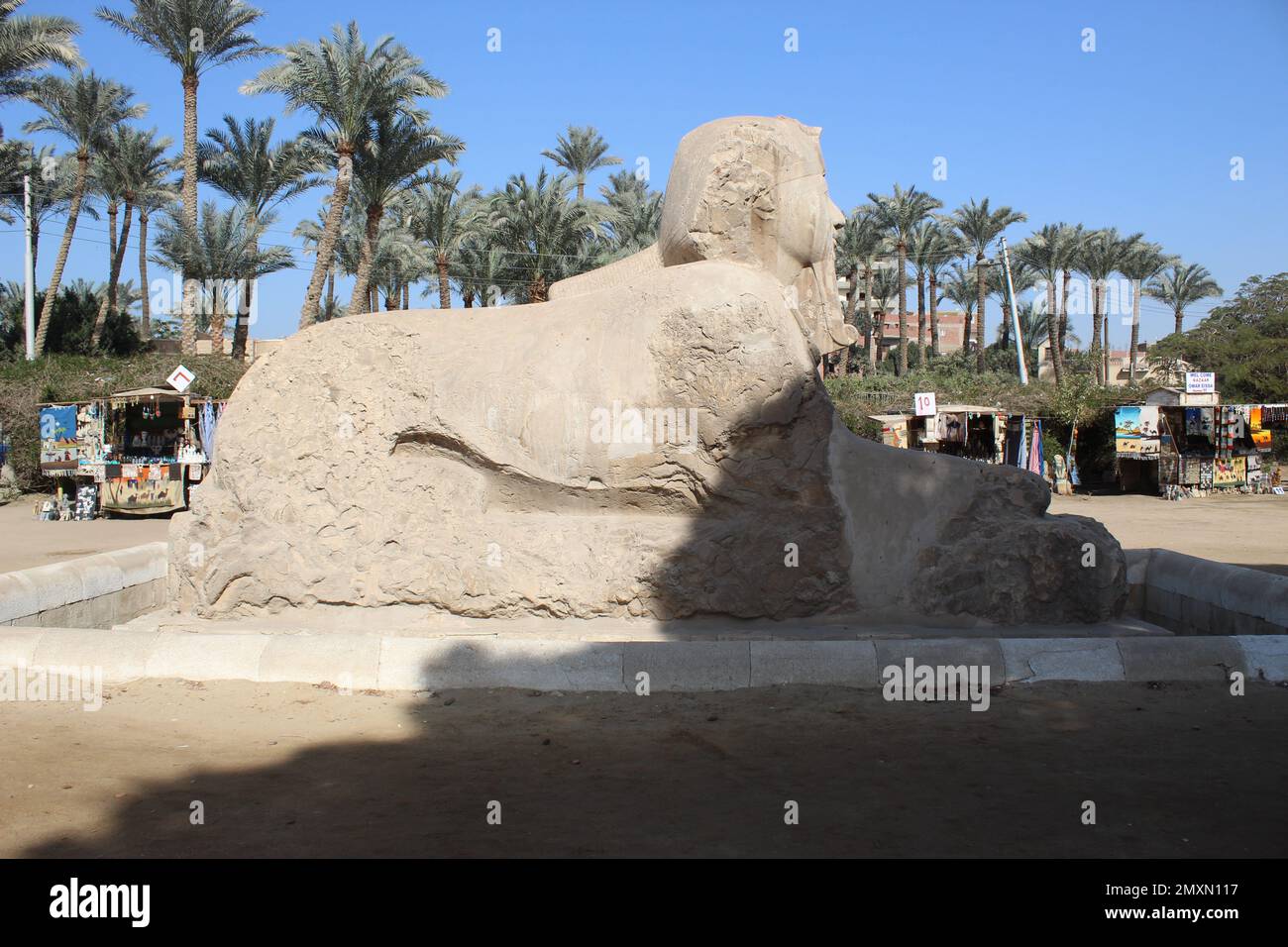 Sphinx von Memphis, Ägypten Stockfoto