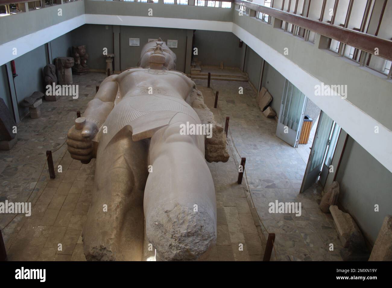 Der Koloss von Ramses II. In Memphis, Agypten. Stockfoto