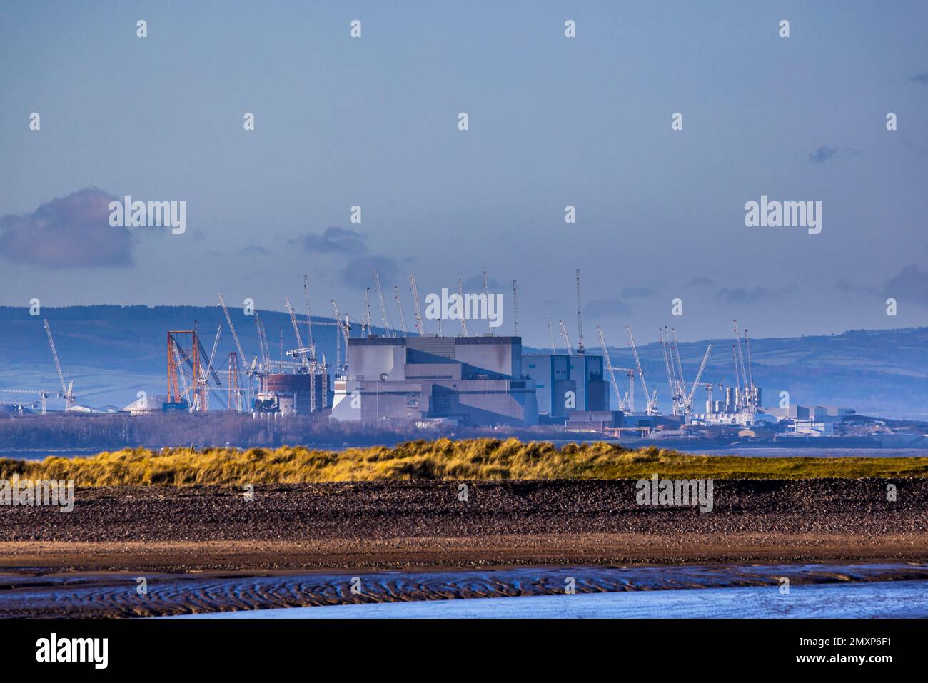 Der Bau von Hinkley Point C Stockfoto