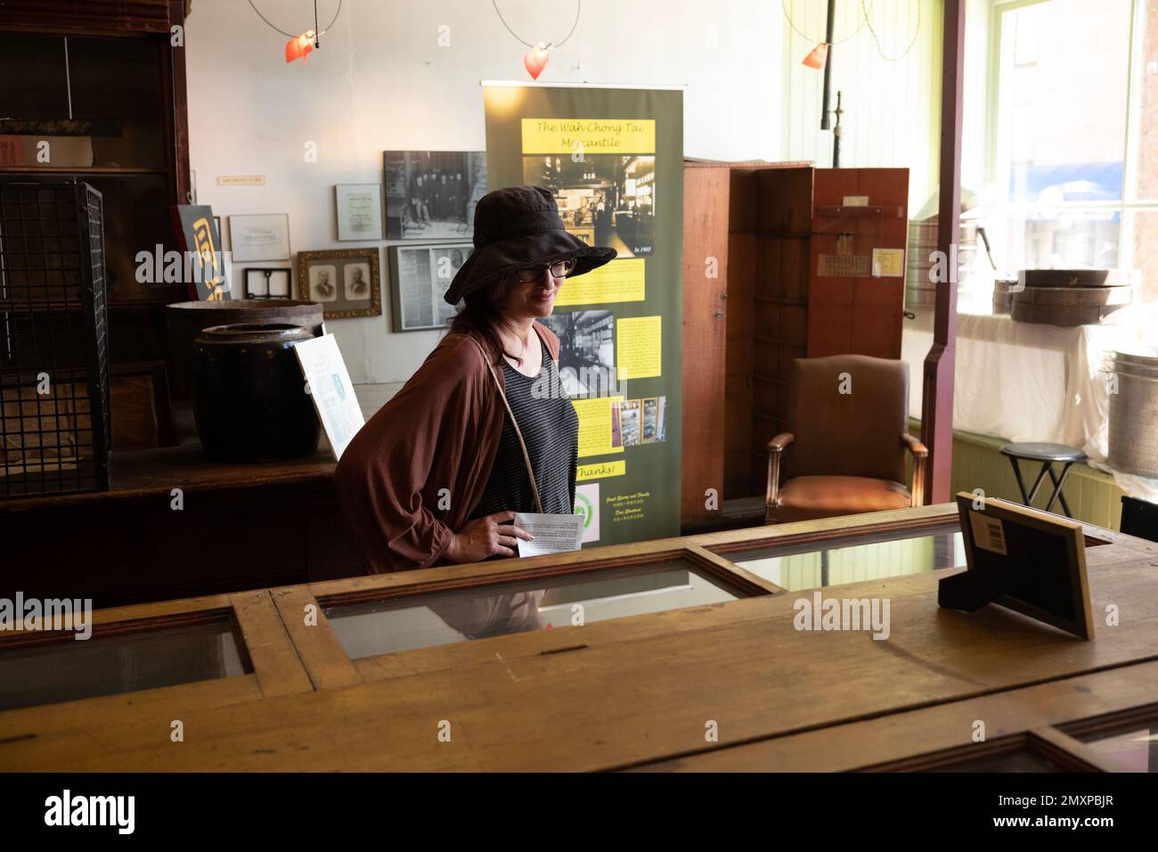 Butte, MT, USA - 30. Juni 2022: Das Mai Wah Museum dokumentiert eine große chinesische Bevölkerung vor dem chinesischen Exclusion Act von 1882 und schließt auch das Wah C ein Stockfoto